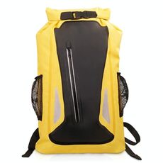 Borsa a tracolla doppia impermeabile impermeabile per esterni Borsa a tracolla in PVC Dry Sack, capacità: 25L (giallo)