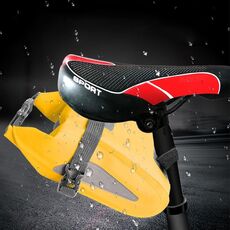 Borsa per attrezzi da esterno impermeabile multifunzionale in PVC per bicicletta (gialla)