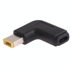 Connettore adattatore a gomito da USB-C / Type-C femmina a Lenovo Big Square maschio per laptop Lenovo