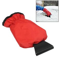 Forniture automobilistiche Pala da neve / ghiaccio per auto con custodia protettiva per l'inverno freddo (rossa)