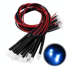 Lampadina LED blu fai-da-te (10 pezzi in una confezione, il prezzo è per 10 pezzi) (luce blu)