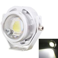 10W 500LM Luce bianca 6500K COB LED Wired Hexagon Eagle Eyes Fendinebbia per auto, Lunghezza cavo: 35 cm, DC 12-24V (Argento)