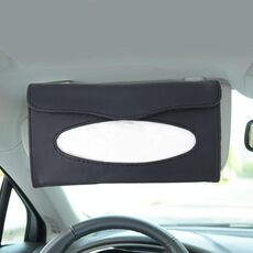 Elegante scatola per dispenser porta carta velina parasole auto in pelle PU