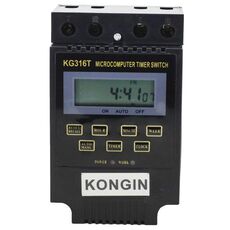 KG316T AC 220V LCD Display digitale Interruttore di controllo del timer del microcomputer