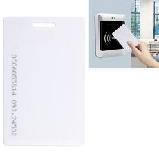 Carta d'identità EM TK4100 / EM4100 Carta di sistema di controllo accessi con carta spessa 125KHZ per controllo presenze (bianco)