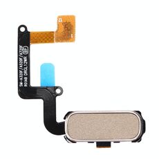 Cavo flessibile tasto home con identificazione dell'impronta digitale per Galaxy A3 (2017) / A320 e A5 (2017) / A520 e A7 (2017) / A720 (oro)