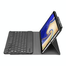 A720 Bluetooth 3.0 Custodia in pelle con tastiera Bluetooth rimovibile ultrasottile + custodia protettiva in pelle per Samsung Galaxy Tab S5e T720, con porta penna e supporto (nero)