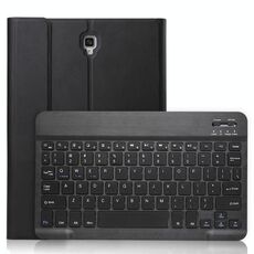 A830 Custodia in pelle con tastiera Bluetooth rimovibile ultrasottile per Galaxy Tab S4 10.5 T830 / T835, con supporto (nero)