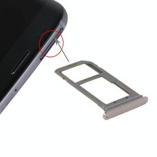 Per Galaxy S7 Edge / G935 Vassoio scheda SIM e Vassoio scheda Micro SD (oro rosa)