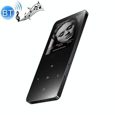 X2 16GB Touch Screen da 1,8 pollici in metallo Bluetooth MP3 MP4 Hifi Sound Music Player (nero)