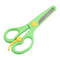 Forbici elastiche di sicurezza Coltello color caramella (verde)