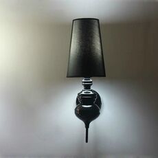 Semplice e moderno Studio Soggiorno Camera da letto Lampada da comodino Moda Creativo Corridoio Corridoio Lampada da parete Foyer, Dimensioni: L (Nero)