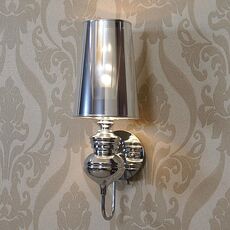 Semplice e moderno Studio Soggiorno Camera da letto Lampada da comodino Moda Creativo Corridoio Corridoio Lampada da parete Foyer, Dimensioni: L (Argento)