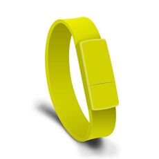 MicroDrive 128 GB USB 2.0 Braccialetto Fashion Wristband U Disk (giallo)