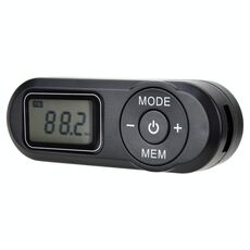 HRD-727 Radio FM DSP con display LCD portatile con auricolare (nero)