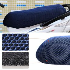 Protezione solare per moto impermeabile Coprisedile con isolamento termico per evitare crogiolarsi sul sedile Cuscino per scooter Proteggi, dimensioni: L, lunghezza: 70-77 cm; Larghezza: 40-50 cm (blu)