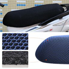 Protezione solare per moto impermeabile Coprisedile con isolamento termico per evitare crogiolarsi sul sedile Cuscino per scooter Proteggi, taglia: XL, lunghezza: 78-85 cm; Larghezza: 40-53 cm (nero)