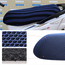 Protezione solare per moto impermeabile Coprisedile con isolamento termico per evitare crogiolarsi sul sedile Cuscino per scooter Proteggi, dimensioni: XXL, lunghezza: 86- 92 cm; Larghezza: 40-56 cm (nero blu)