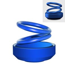 Decorazione per aromaterapia a spirale per auto Ornamenti per auto (blu)
