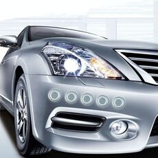 10 PCS Car Styling Adesivo anticollisione (bianco)