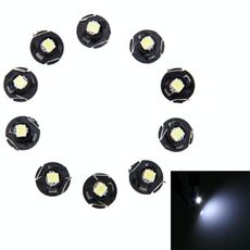 10 PCS 0,5 W T4.2 Pannello strumenti a cuneo LED Luce cruscotto Indicatore a grappolo Lampadina (luce bianca)