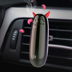 Umidificatore per purificatore d'aria con morsetto per aromaterapia automobilistica per auto in metallo generale (nero)