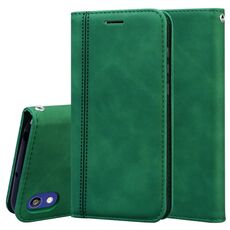 Per Huawei Y5 (2019) / Honor 8S Custodia in pelle PU con vibrazione orizzontale magnetica aziendale smerigliata con supporto, slot per scheda e cordino (verde)