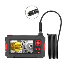 P30 8mm 1080P IP68 impermeabile schermo da 4,3 pollici con doppia fotocamera digitale endoscopio, lunghezza: 5 m tubo serpente (nero)