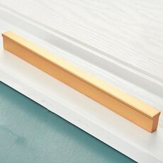 2 PCS 2778-224 Maniglia per guardaroba moderna e semplice per porta dell'armadio (oro)