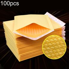 Busta da 100 pezzi in carta Kraft Busta da imballaggio per buste a bolle d'aria, dimensioni: 15x18+4 cm