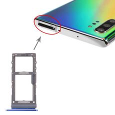 Per Samsung Galaxy Note10+ Vassoio scheda SIM / Vassoio scheda micro SD (blu)