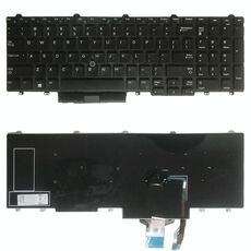 Tastiera della versione degli Stati Uniti per Dell Latitude E5550 5570 5580 5590 Precisione 3510 3520 3530 7510 7520 7530 7710 7720