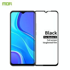 Per Xiaomi RedMi 9 MOFI 9H 2.5D Pellicola in vetro temperato a schermo intero (nero)