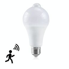 Sensore di movimento impermeabile con luce a LED Sensore a infrarossi E27 Lampadina con sensore a LED Luce bianca