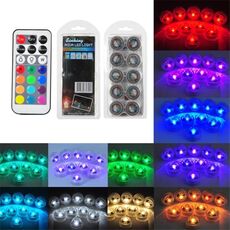 12 in 1 Luce subacquea con telecomando 3CM Diamond Twist LED Light