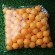150 pezzi pallina da ping pong senza lettere cucita per disegnare / intrattenimento, diametro: 40 mm (giallo)