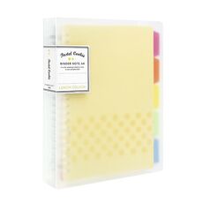 Taccuino a fogli mobili Rainbow Cookie Daily Plan Diario personale Notebook, Dimensioni: A5 (giallo)