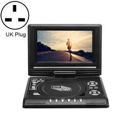 DVD portatile da 7,8 pollici con lettore TV, supporto scheda SD / MMC / funzione di gioco / porta USB (spina UK)