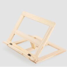 Supporto per lettura in legno Supporto per notebook per bambini Supporto per libri anti-miopia, Colore: Clip in legno