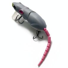 15.5cm15.5g Broken Mouse Minnow Esca Esca Esca dura Esca finta Attrezzatura da pesca (n. 3 Grigio)
