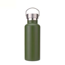 304 vuoto in acciaio inox boccetta sottovuoto a doppio strato bottiglia d'acqua all'aperto di grande capacità bottiglia di sport alpinismo, capacità: 750 ml (verde)