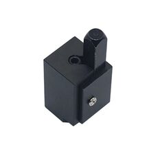WF6774 Punzone ad angolo retto Scalpello integrato Cerniera Porta serratura Strumento per la lavorazione del legno (nero)