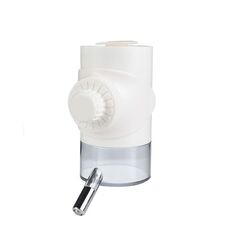 Pet Waterer Ball Feeder Hanging Dog Waterer Gabbia da appendere Pet Water Cup 500ML (bianco avorio)