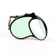Guinzaglio per cani portatile retrattile automatico con corda di trazione piccolo 3 m (verde)