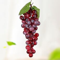 4 grappoli 60 uve rosse simulazione frutta simulazione uva in PVC con crema uva sparare puntelli