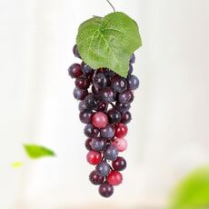 4 grappoli 60 granuli agata uva simulazione fruity simulazione frutta uva in PVC con crema uva sparare puntelli