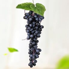 2 grappoli 110 uva nera simulazione frutta simulazione uva PVC con crema uva sparare puntelli