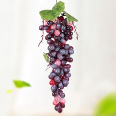 2 grappoli 110 granuli agata uva simulazione frutta simulazione uva in PVC con crema uva sparare puntelli