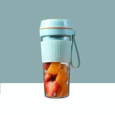 FS1300 Mini Juicer Home Macchina da cucina portatile macchina da cucina studentesca spremiagrumi spremiagrumi, colore: gemma blu quattro lama