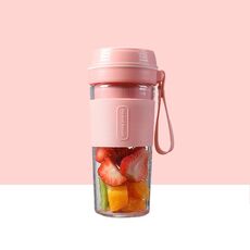FS1300 MINI JUICER HOME HOME Portatile macchina da cucina studente succo spremiagrumi spremiagrumi, colore: ciliegio Blossom Four Blade